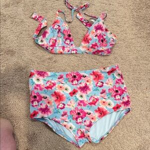 Victoria's Secret Floral Print Bikini Bottom